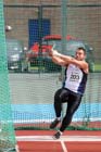 Mark Dry winner of the hammer at the Scottish Championships, Scotstoun  Stadium, Glasgow.